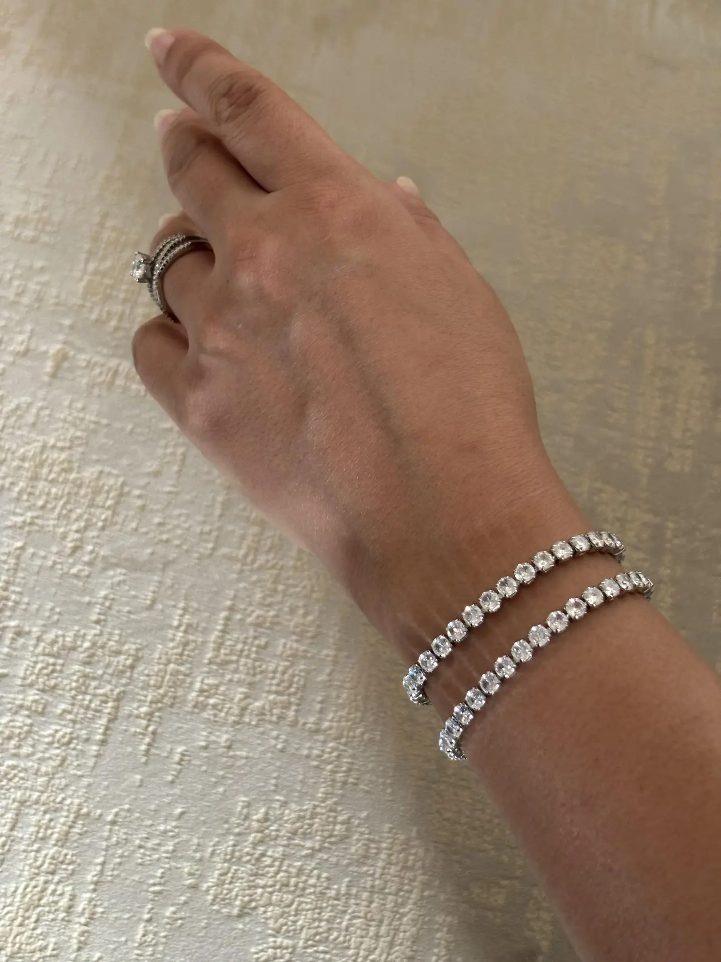 hand shining beautiful bracelet