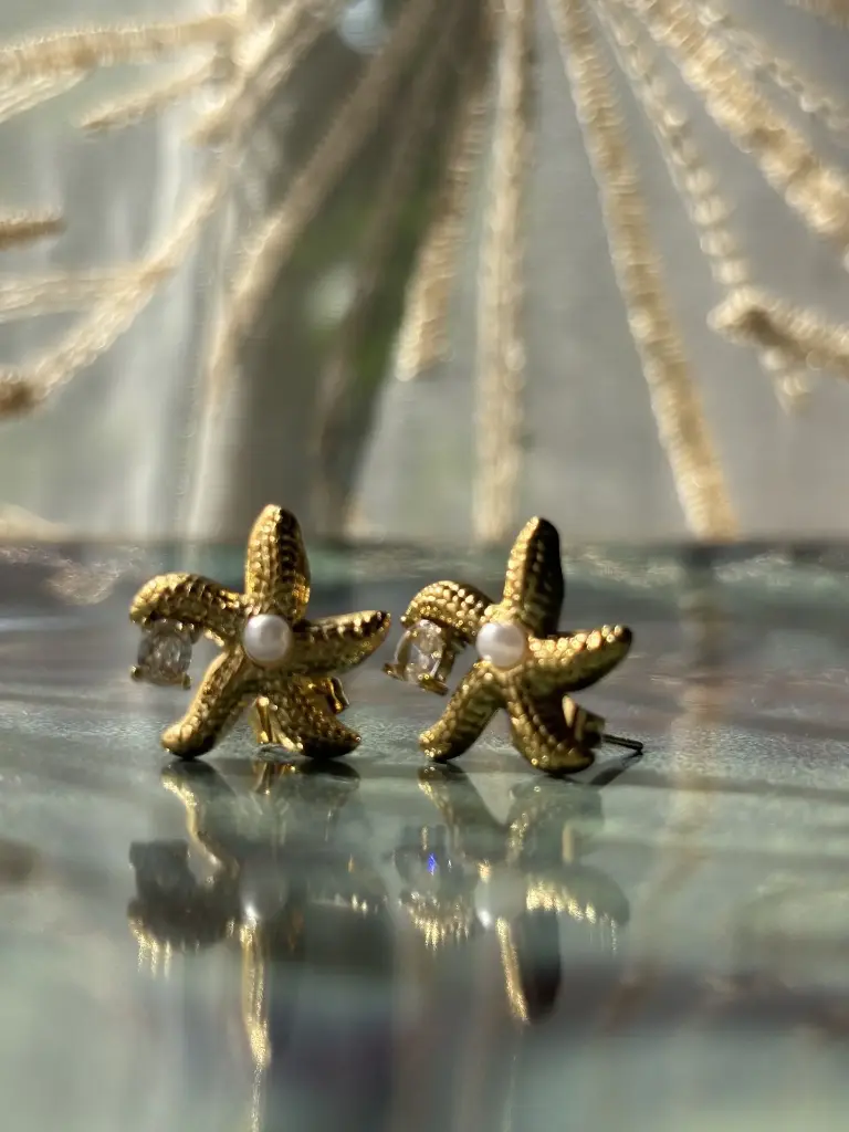 Starfish earrings