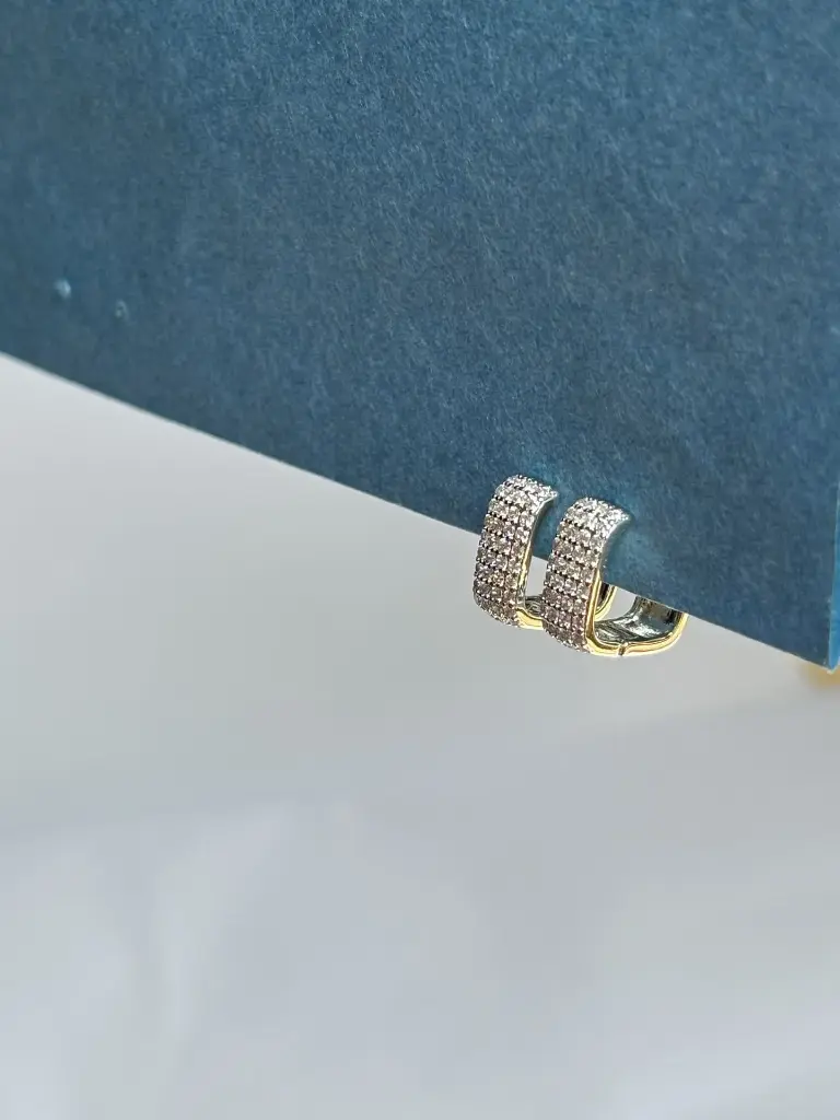 Crystal Edge Earrings