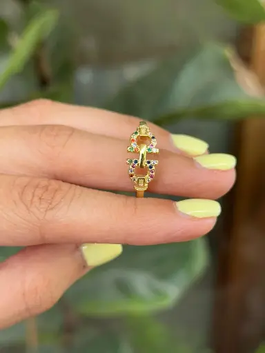 Gem Buckle Ring
