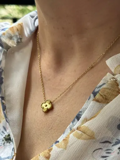 Sunlit Clover Necklace